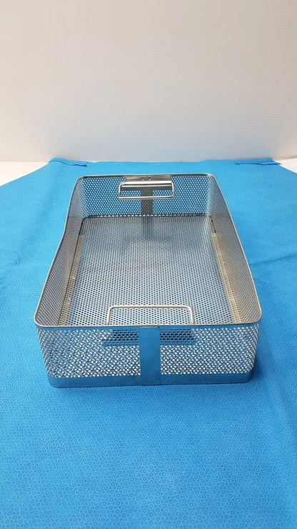 Stainless Surgical Instrument Tray Basket – Sterilization Container Used