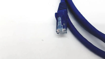 Startech.com cat 6 blue utp patch cable with ridged jacket and clear plastic connector for reliable networking