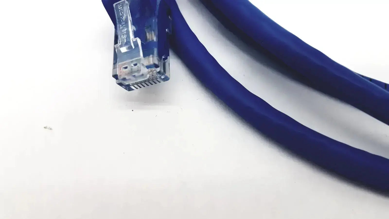 Blue StarTech.com cat 6 utp patch cable with transparent plastic connector for reliable network connections