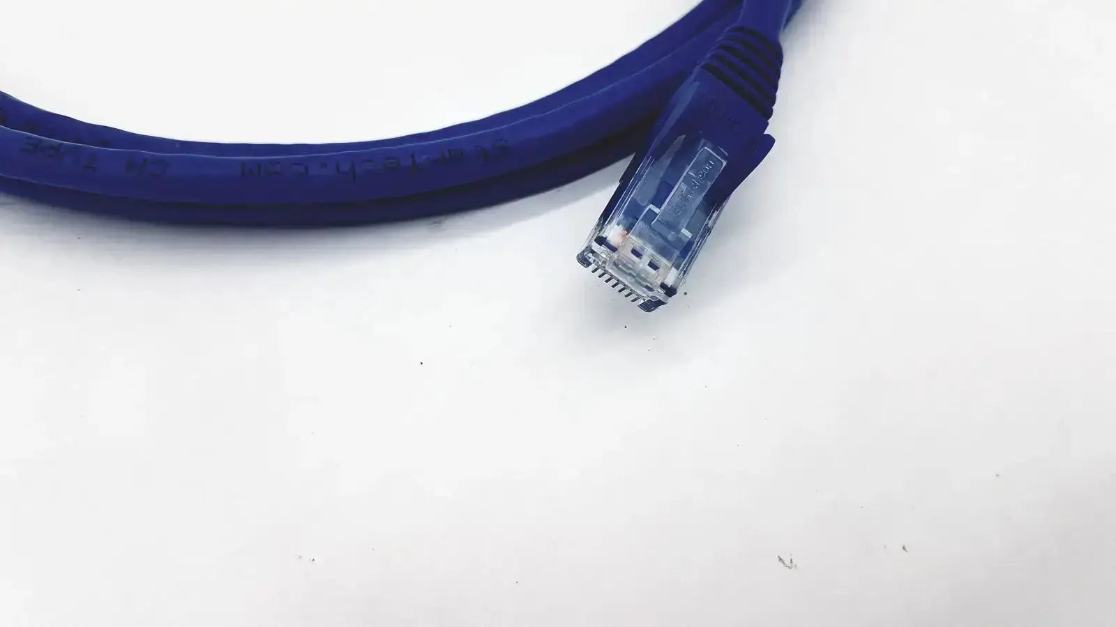 Blue StarTech.com Cat 6 utp patch cable with clear plastic rj45 connector for reliable network connections
