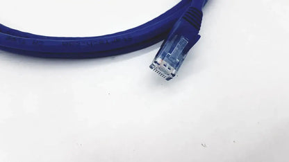 Blue StarTech.com Cat 6 utp patch cable with clear plastic rj45 connector for reliable network connections