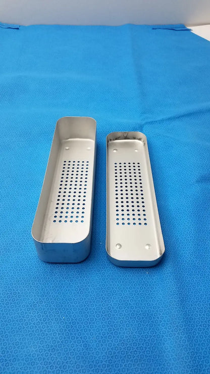 Steel Medical Sterilization Case Tray – Surgical Healthcare Equipment Used