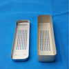 Steel Medical Sterilization Case Tray – Surgical Healthcare Equipment, Used