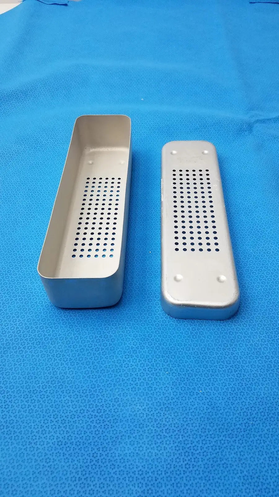Steel Medical Sterilization Case Tray – Surgical Healthcare Equipment Used