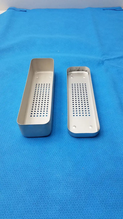 Steel Medical Sterilization Case Tray – Surgical Healthcare Equipment Used