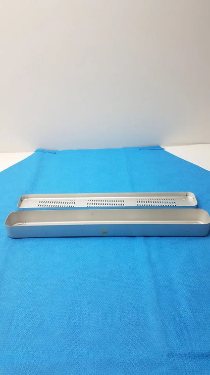 Sterilization Metal Scope Container Tray 24’’x3.5’’x2’’ – Used Surgical Holder