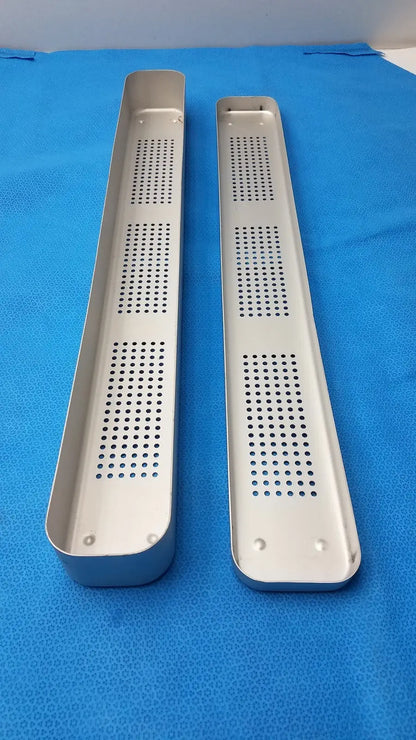 Sterilization Metal Scope Container Tray 24’’x3.5’’x2’’ – Used Surgical Holder