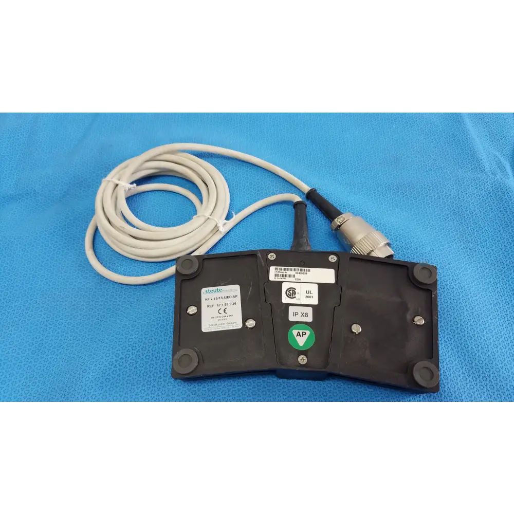 Steute KF 2 1S/1S-MED-AP Pedal Footswitch Ref 87.1.68.9.36 IP X8 Medical