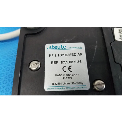 Steute KF 2 1S/1S-MED-AP Pedal Footswitch Ref 87.1.68.9.36 IP X8 Medical