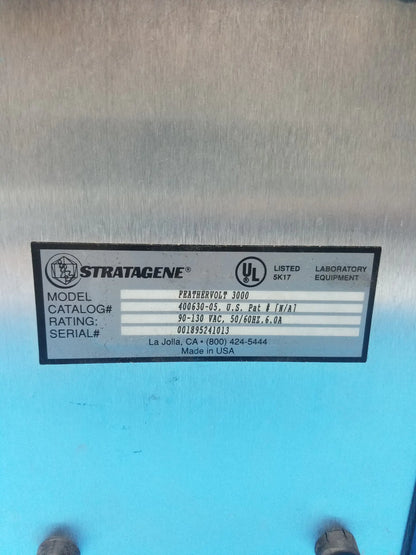 Stratagene Feather Volt 3000 Electrophoresis Power Supply