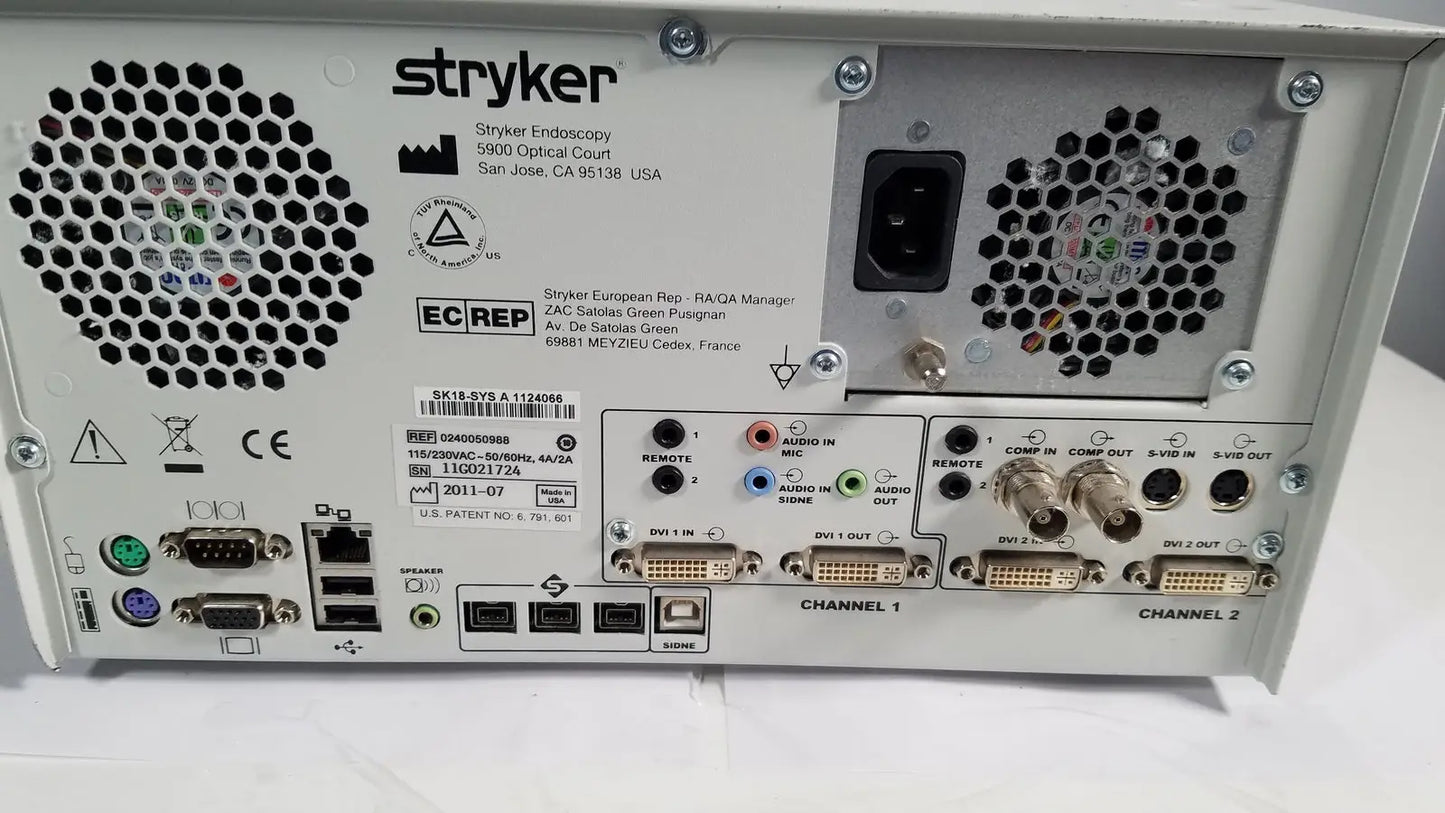 Stryker 0240050988 SDC Ultra HD Image Information Management System