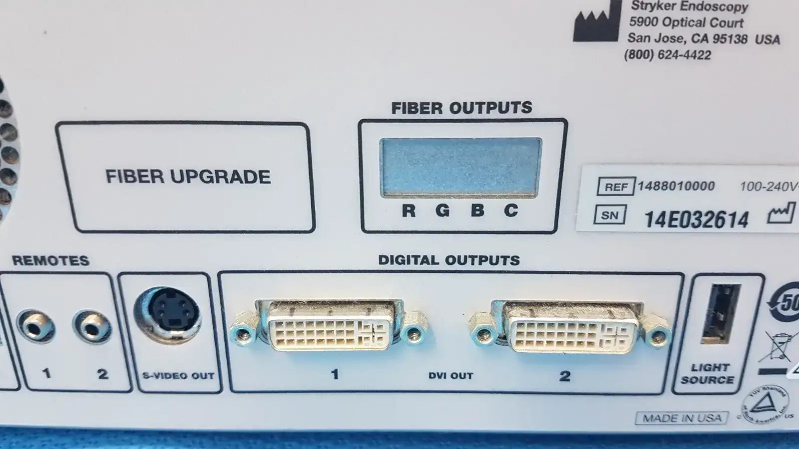 Stryker 1488 HD Camera Control Unit 1488010000 – Surgical Video System