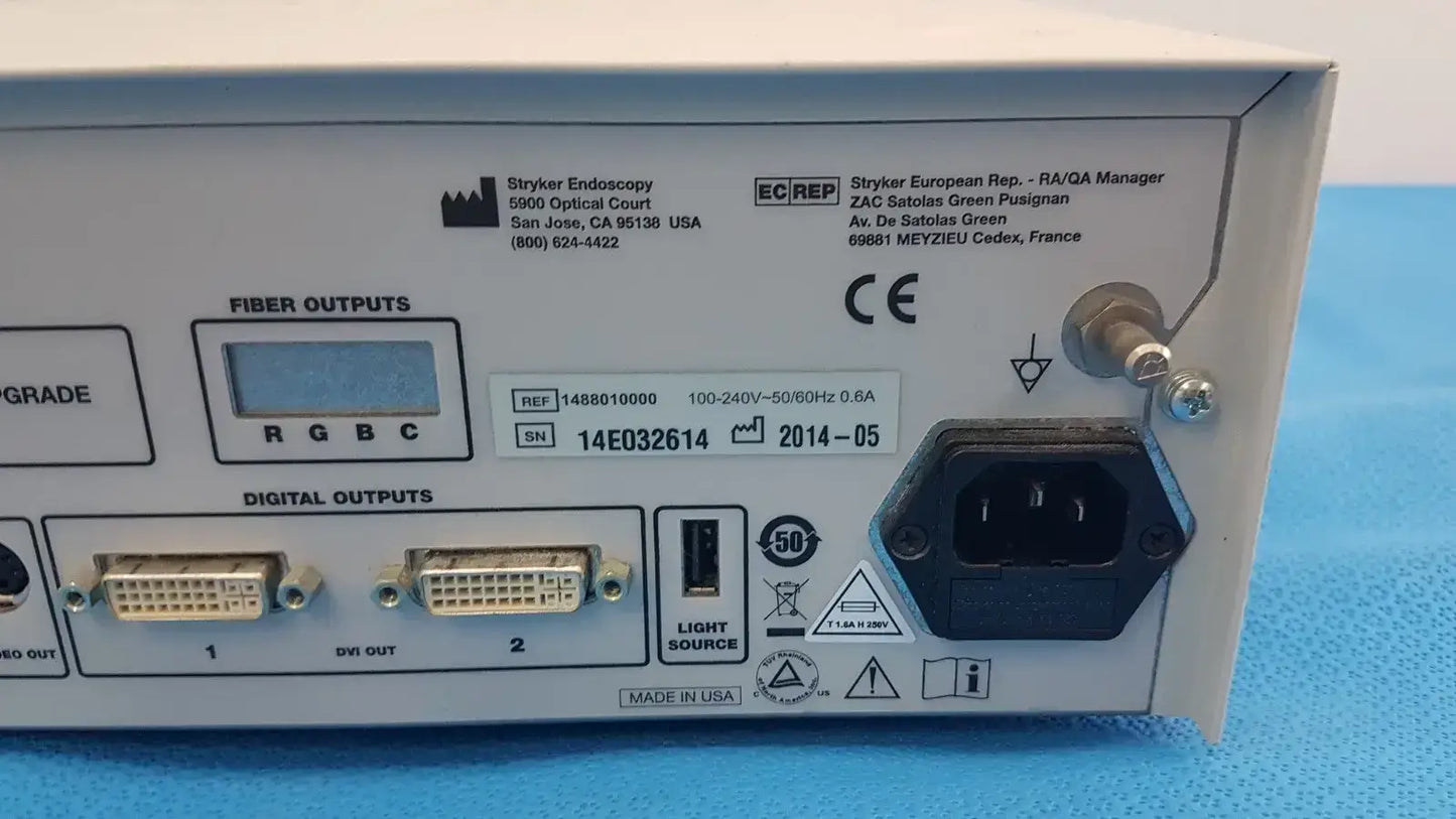Stryker 1488 HD Camera Control Unit 1488010000 – Surgical Video System