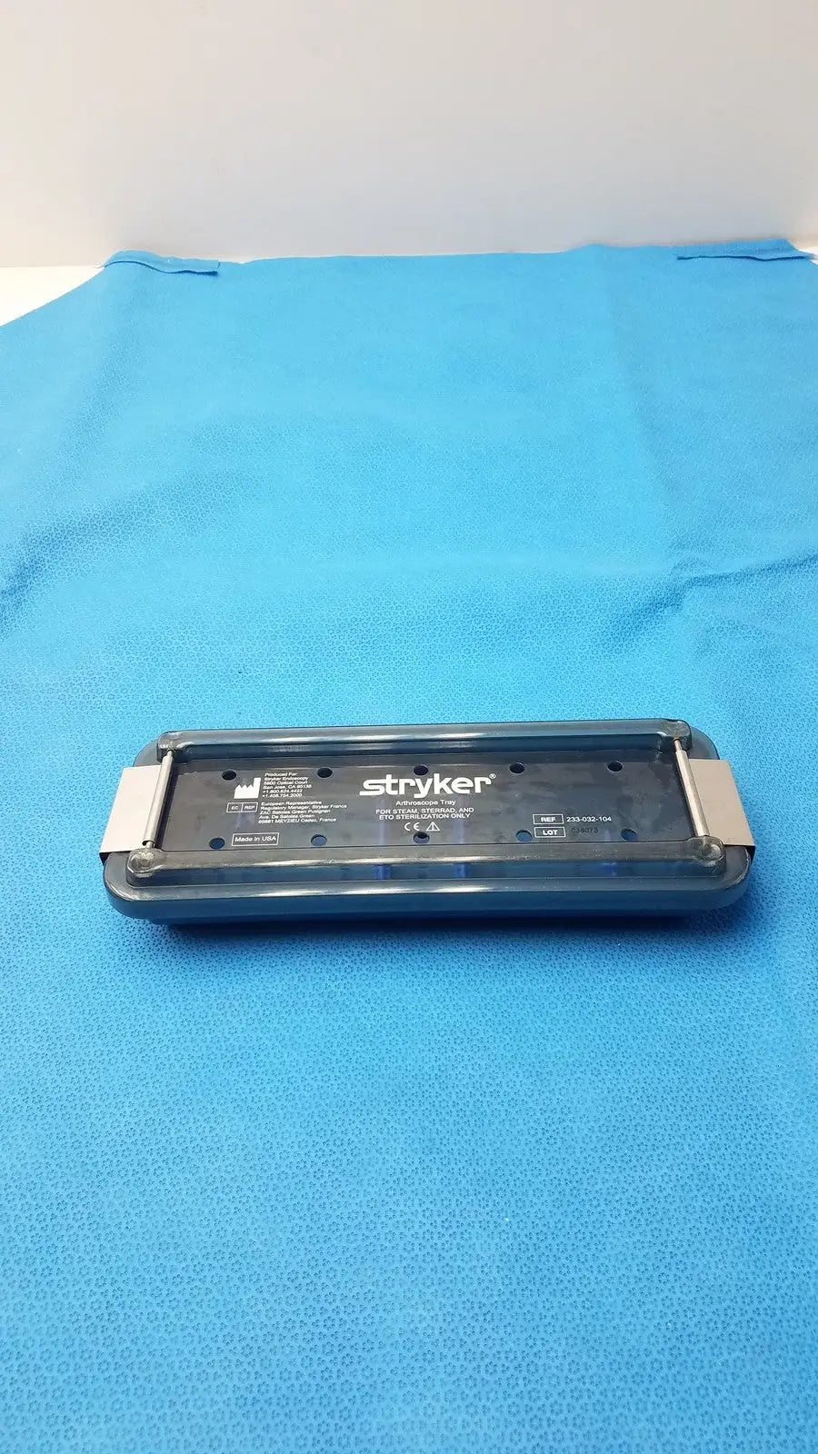 Stryker 2.7mm x 30° Small Joint Arthroscope Tray & Autoclave Box