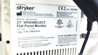 Stryker 21’’ Visionelect Falt Panel Monitor With High Defination Camera 1188 HD - Surgical Video &