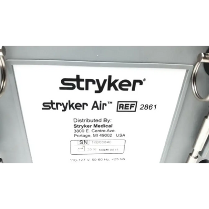 Stryker 2861 Air Pump SN-16B00840 - Medical Equipment Part