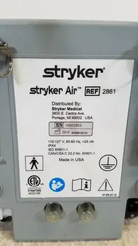 Stryker 2861 Low Air Loss Pump for SPR Plus - Support Surface