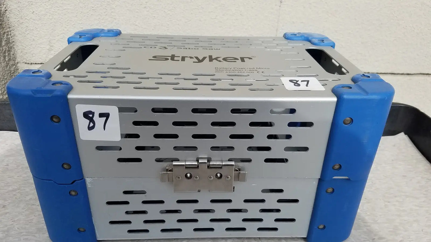 Stryker 4300-452-000 CD3 Sabo Saw Sports Medicine/Trauma Sterilization Case
