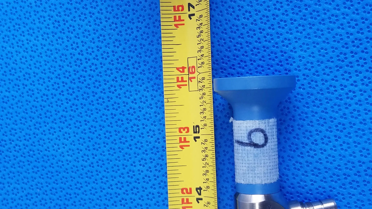 Blue plastic stryker ideal eyes 502-859-030 autoclavable laparoscope 10mm 30º with metallic tip and white tape for buy used medical equipment
