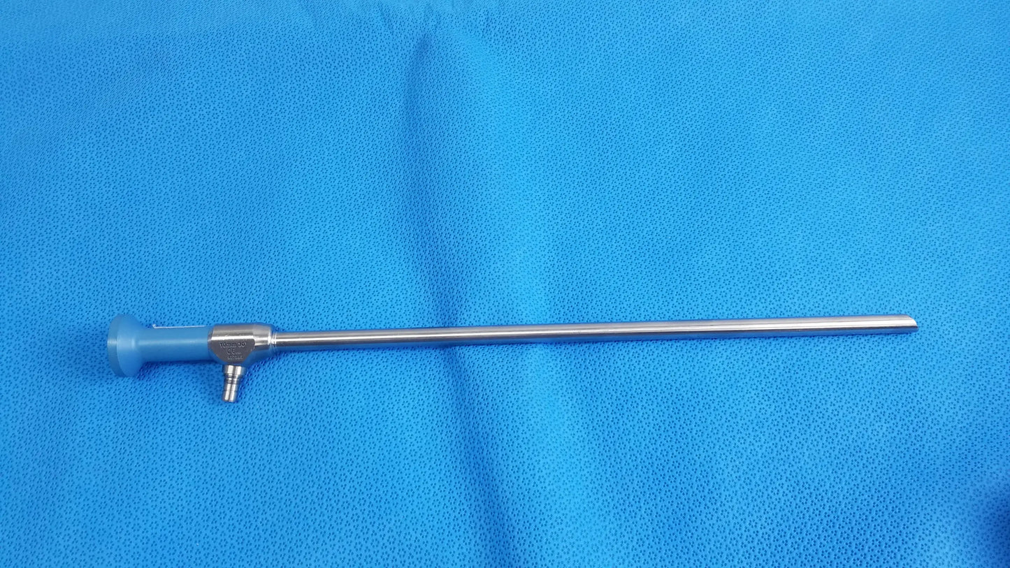 Silver stryker ideal eyes 502-859-030 autoclavable laparoscope with blue handle and metallic shaft for buy used medical equipment
