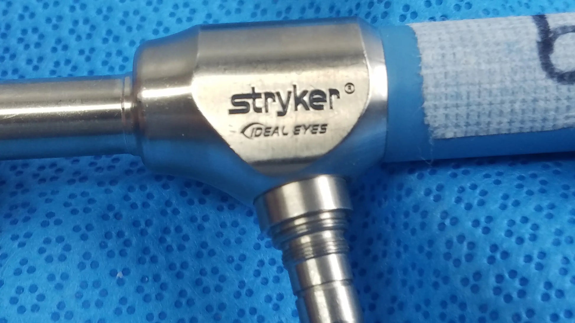 Stryker ideal eyes 502-859-030 autoclavable laparoscope 10mm 30º with polished metal and blue grip for buy used medical equipment