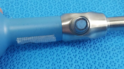 Blue-handled soldering iron with metallic tip and adhesive patch used with stryker ideal eyes 502-859-030 laparoscope buy used medical equipment