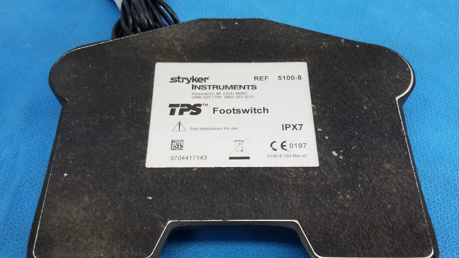 Stryker IPX7 5100-8 Foot Pedal Switch