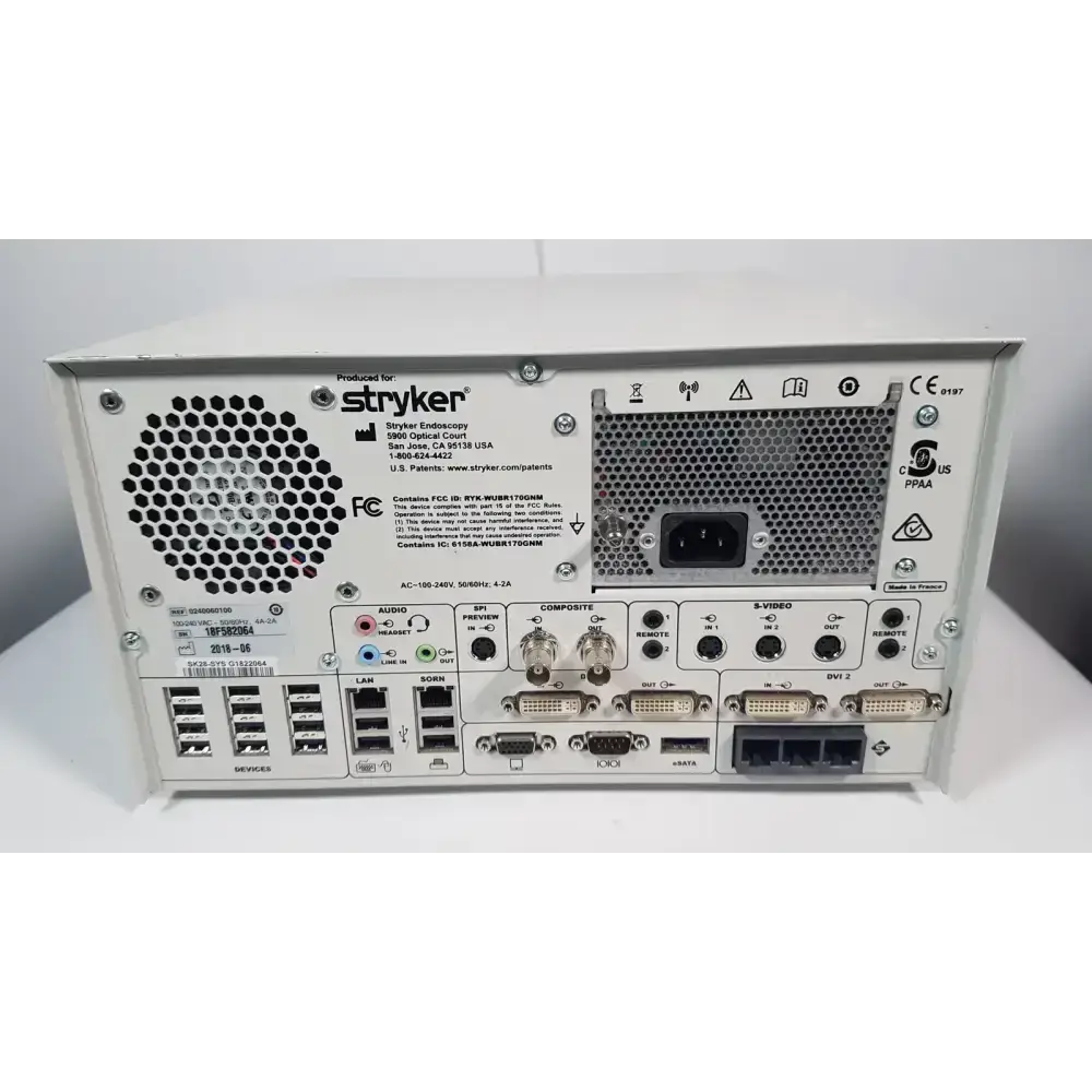Stryker SDC3 HD Information Management System 0240060100 Digital EHR Capture - Surgical Image