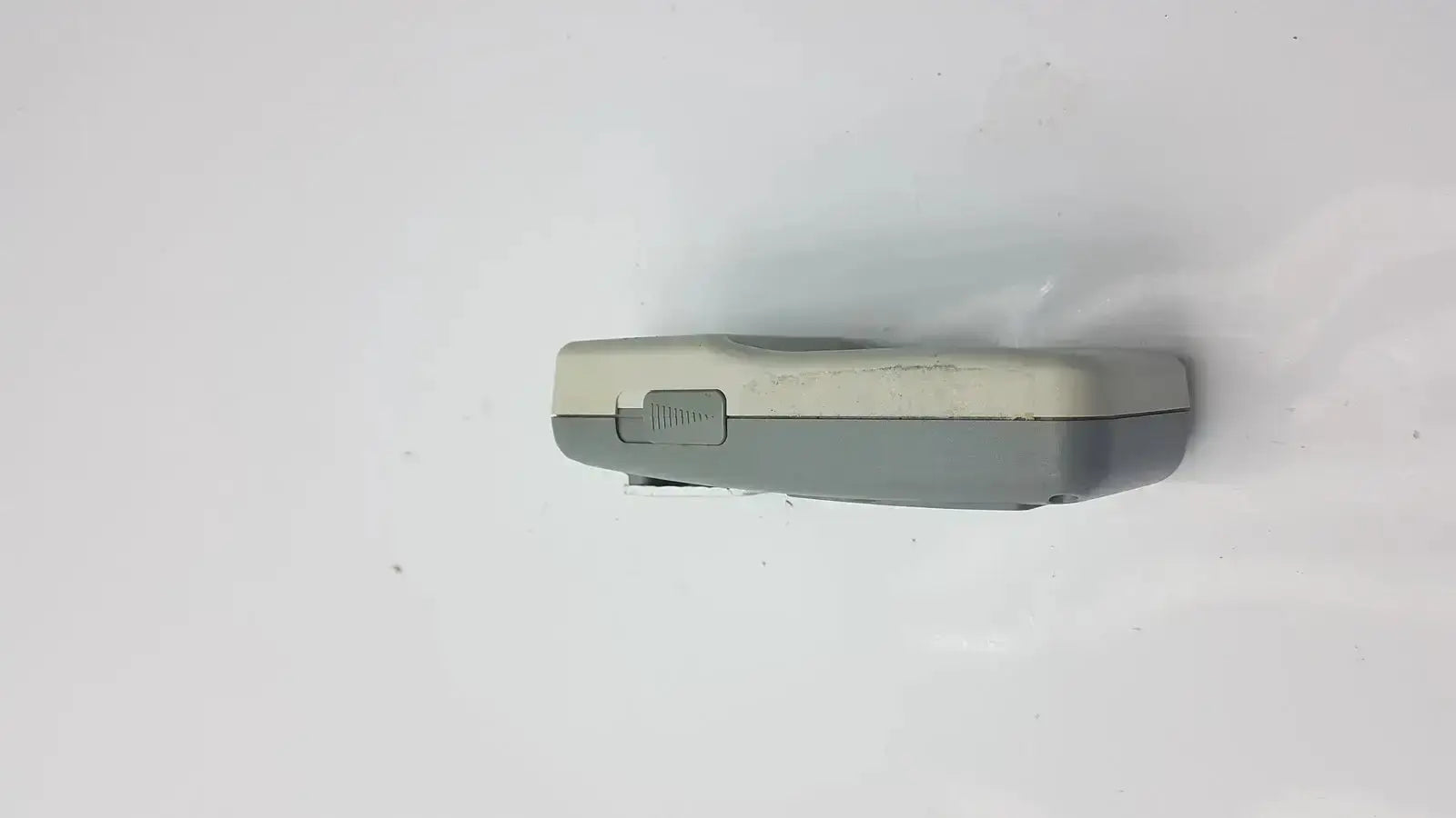 Gray plastic lifedop l250ar handheld doppler with small side button and 2 mhz probe for fetal monitoring