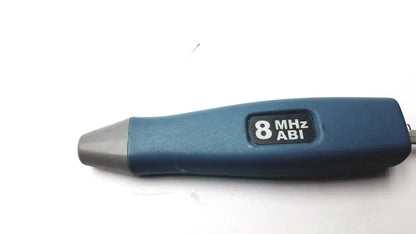 Blue and gray handheld ultrasonic summiit liifedop abi l250 with 8 mhz abi label for vascular assessment
