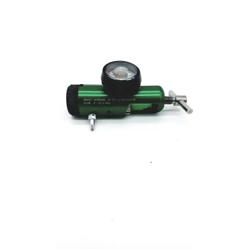 Sunset Brass Integral 50 PSI 02 Regulator Flow 0-15 L/Min - Oxygen