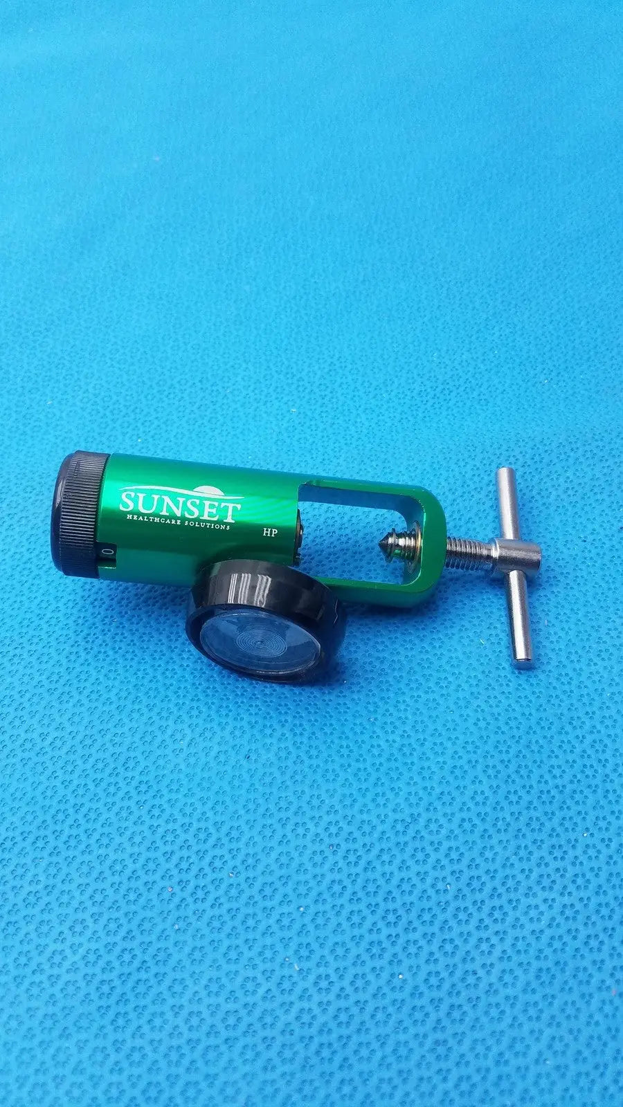 Sunset Brass Integral 50 PSI  0-15 L/min O2 Regullator Model RES043