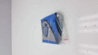 Blue and black suntech abpm cuff adult plus range 33-40 cm tape measure wrapped in clear plastic packaging