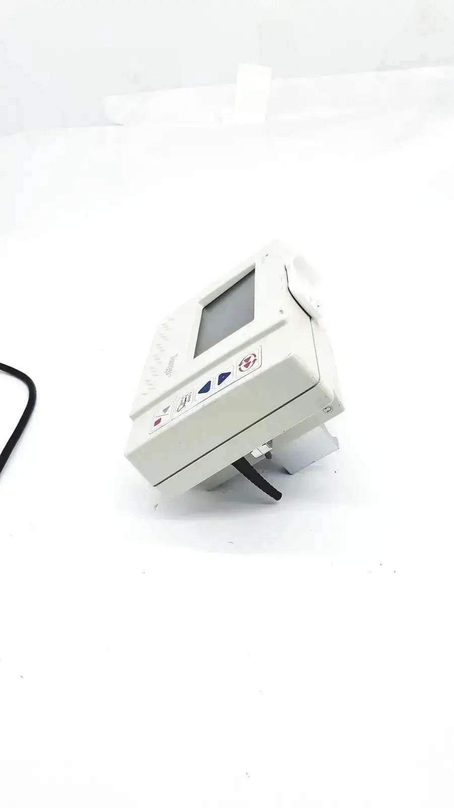 White medical infusion pump with digital display and control buttons in suntech medical tango bp monitor 00028213 product