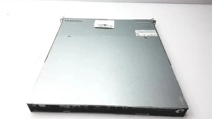 Silver-colored metal supermicro 5015b-mt super server rack with matte finish and black front panel