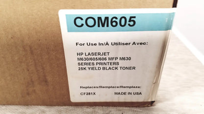 Superior Toner Cartridge COM605 (CF281X) Black - 25k Yield