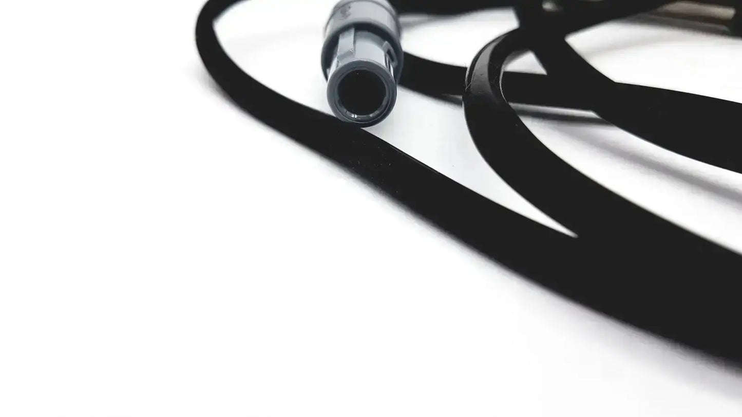 Black coiled cable with gray connector end for sybron analytic system b dental endo heat source model 1005 heat source