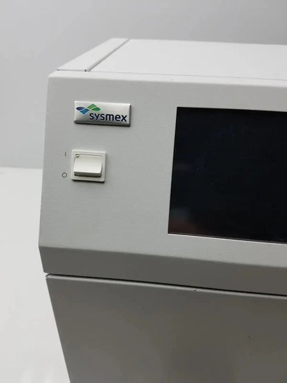 White sysmex ru-20 reagent delivery system laboratory medical analyzer with digital display and control switch for reagent delivery