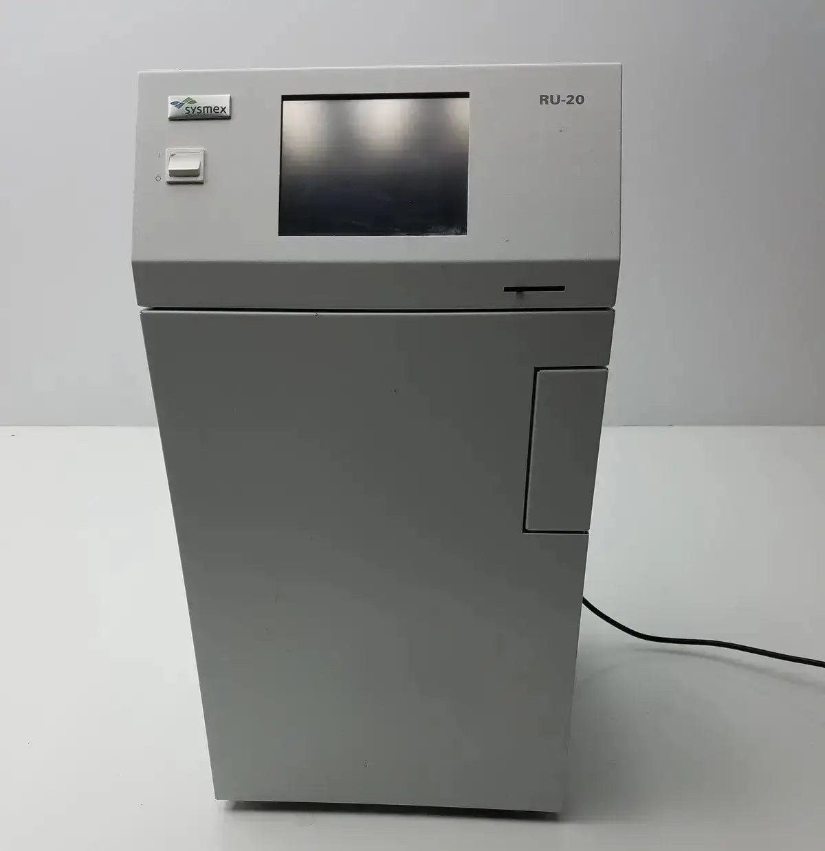 Gray sysmex ru-20 reagent delivery system laboratory analyzer with digital display and control panel for automated reagent delivery
