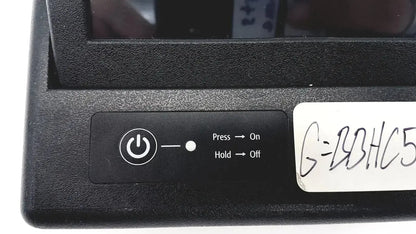 Black plastic tableau td3 forensic imager td3-b with power button labeled press on and hold off for secure operation