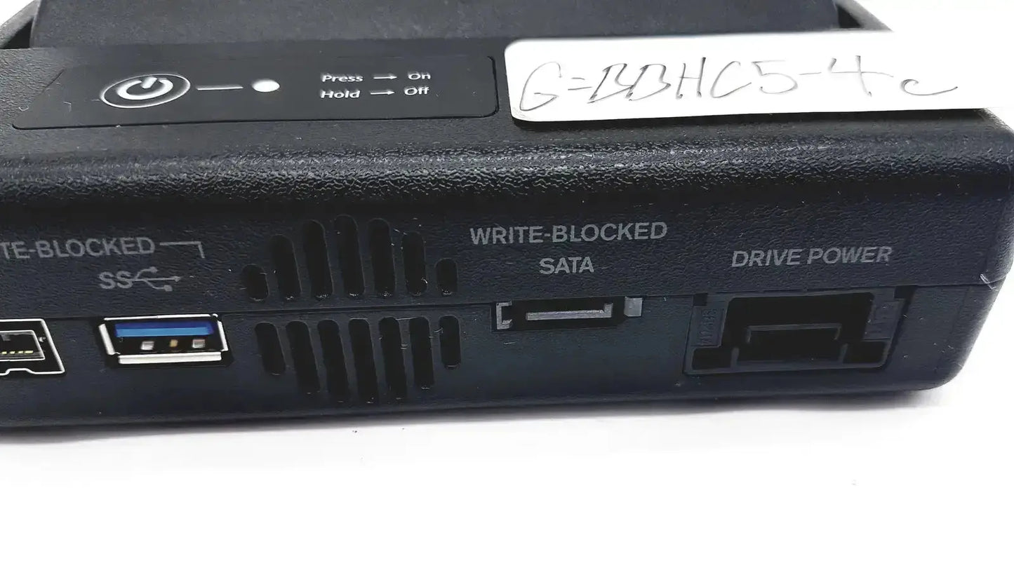 Black plastic tableau td3 forensic imager td3-b enclosure with usb ports and sata interface for external storage