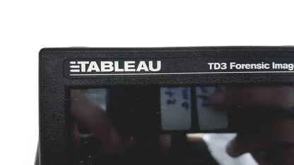 Black tableau td3 forensic imager td3-b with matte finish and white lettering on top edge for data acquisition