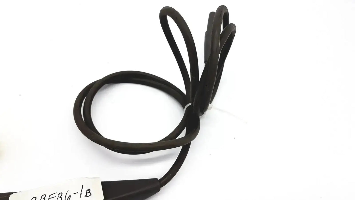 Black coiled usb cable with matte finish and rectangular connector for Tektronix 3000 volts peak max untested product