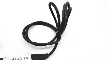 Black coiled usb cable with matte finish and rectangular connector for Tektronix 3000 volts peak max untested product