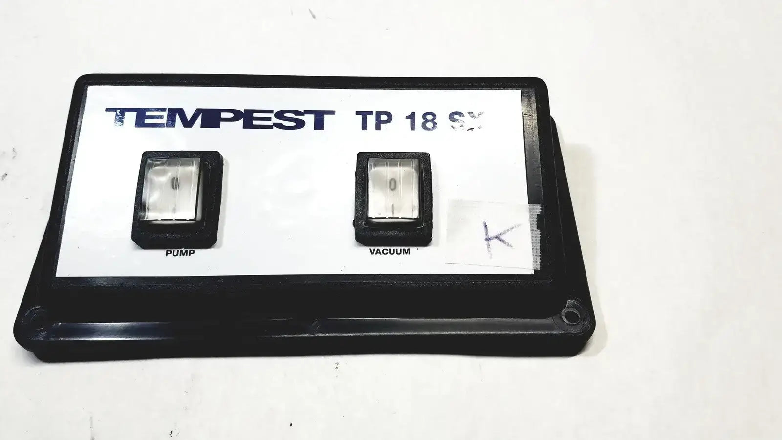 Tempest TP 18SX Control Board Vaccum Button