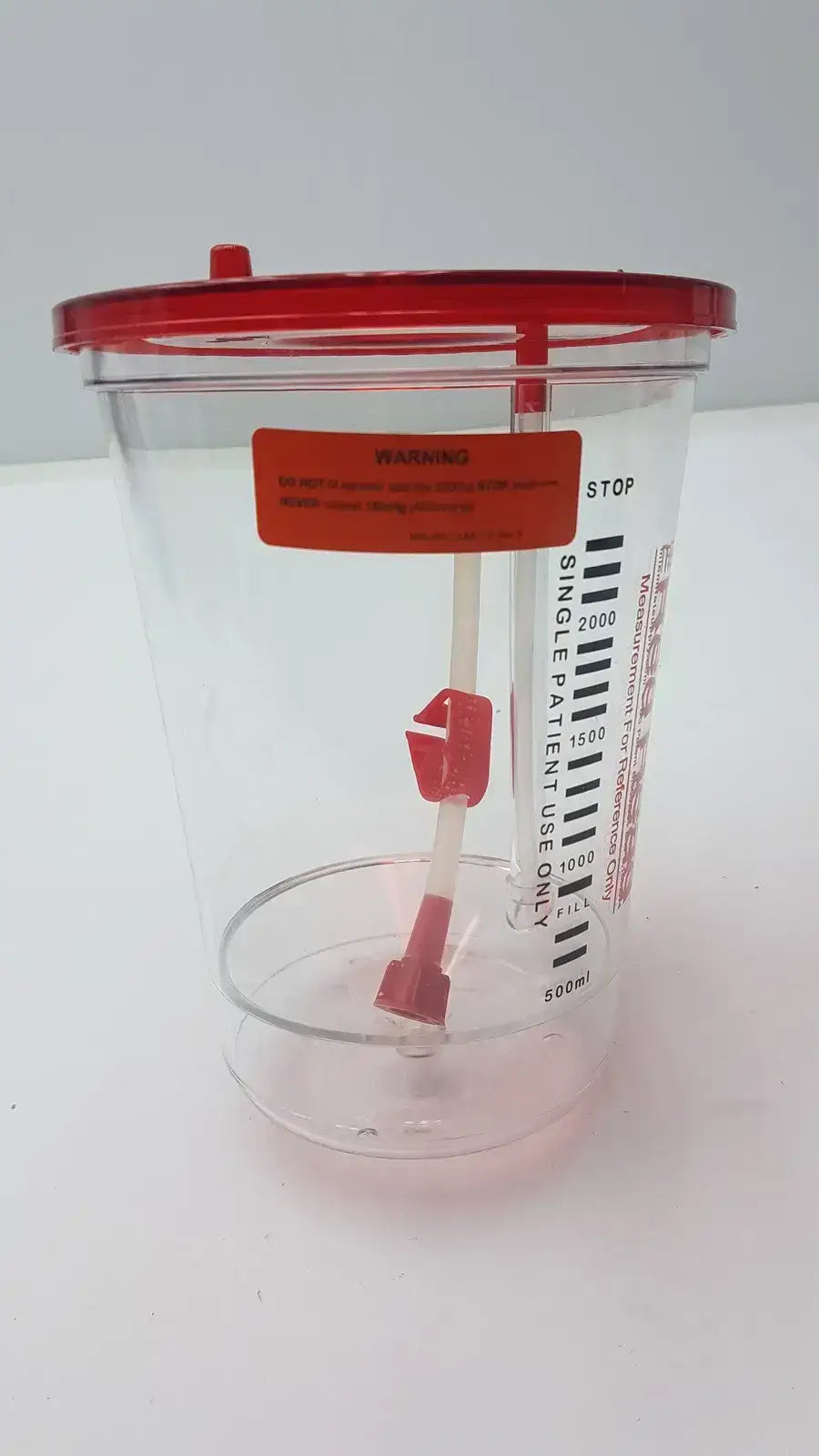 The Red Head Measurement for Reference Only 500 - 2000 ml - Battery Charger