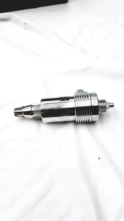 Shiny chrome-finished fisher apci probe with textured grip and threaded ends for ltq lcq tsq instruments