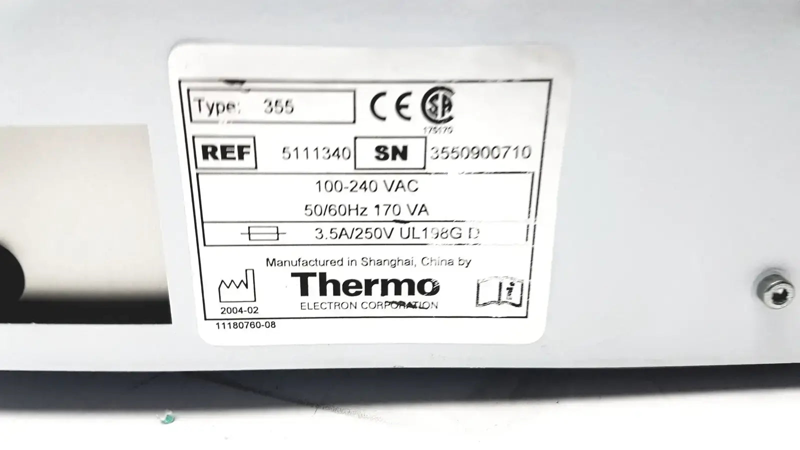 Thermo Multiskan MCC 355 Microplate Reader 5111340