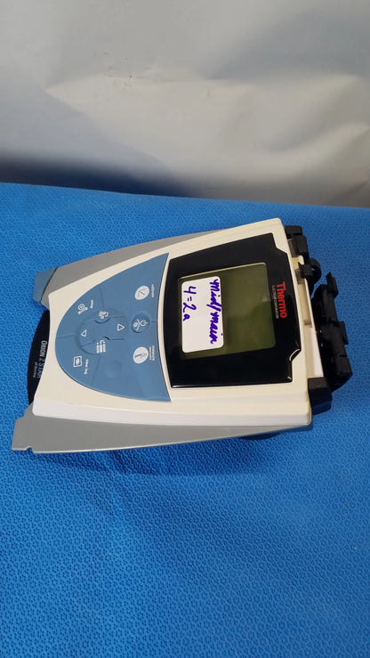 Thermo Scientific Orion 2-Star ph benchtop meter handheld model with white gray body blue panel medical equipment
