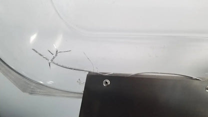 A transparent cracked plastic container of thermo scientific swb25 digital shaker water bath used in medical equipment